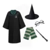 Hat, scarf, glasses, magic wand