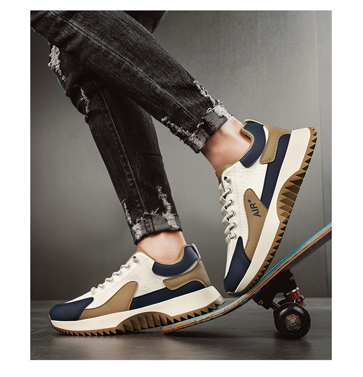 Forrest Gump Herbstküchenarbeit, wasserdichte und rutschfeste Herren-Freizeitlederschuhe für Sport, ein Fuß schwarze Sicherheitsschuhe_voghion.com