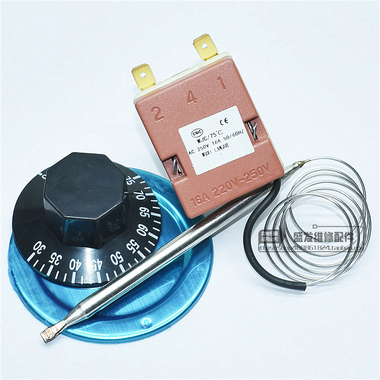 The adjustable temperature control switch for electric water heater, temperature control rotation switch 30-75 degrees 85 110 degrees temperature adjustment switch