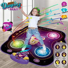 クロスボーダー子供音楽ブルートゥースダンスブランケット大運動感覚システム訓練器ジャンプ長高フィットネスゲームブランケット玩具