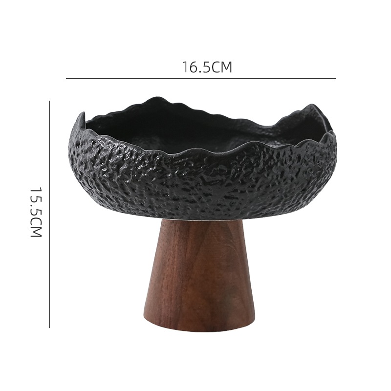 Tacos de ensalada de frutas de cerámica creativa platos fríos platos de pies altos platos de comida occidental platos de forma especial platos de hotel de alta calidad al por mayor transfronterizos