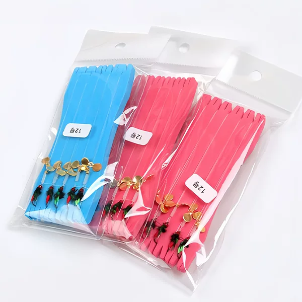 Tie up the propeller, fly, hook and fishing group, rotating poisonous mosquito hook, white strip, Luya fake bait, micro-object bait, nano poisonous insect