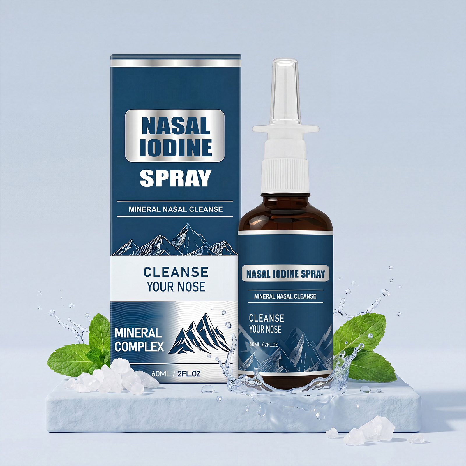 Gentle Nasal Cleansing Spray for Home Use, Portable Nasal Wash for Daily Moisturizing, Care, and Cleansing, Comfortable Nasal Spray