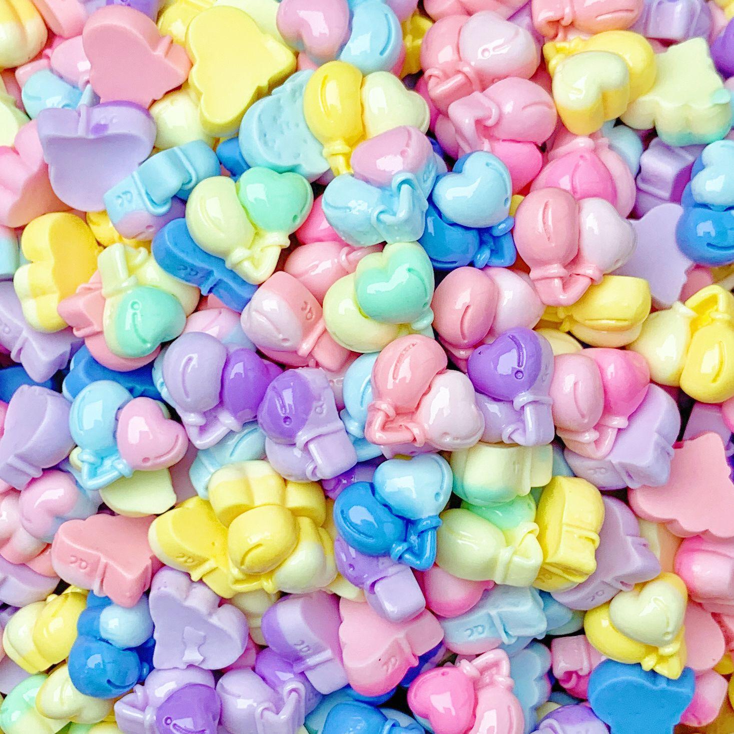 Mini cuatro-ángulo accesorios de resina nebulosa tamaño pequeño joyería de uñas estrella color caramelo espárragos horquilla tocado Accesorios