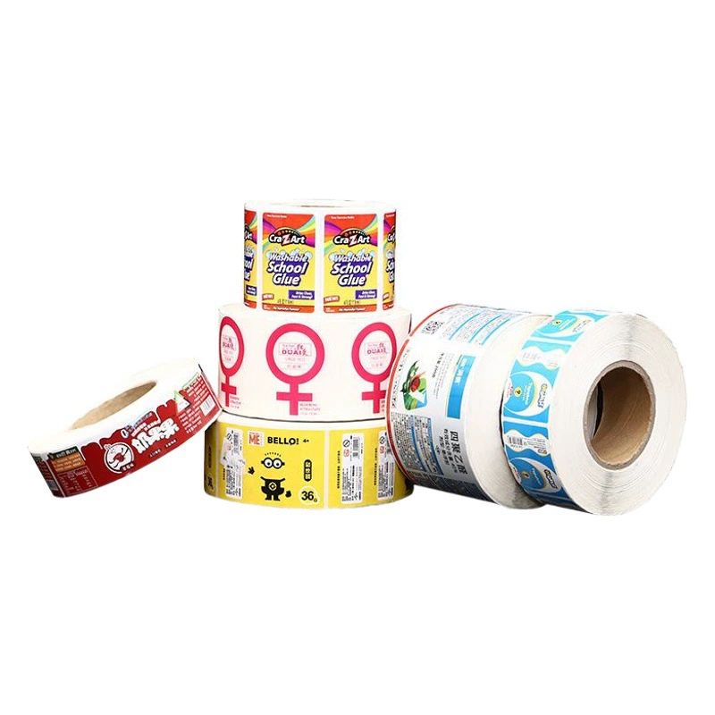 Изготовленный на заказ чай с молоком логотип наклейки цветной самоклеящий наклейка прозрачная наклейка наклейки ПВХ мультфильм мелкая печать