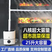 大雾量加湿器家用商用超市蔬菜水果摆摊展示柜冷气加湿保湿喷雾机