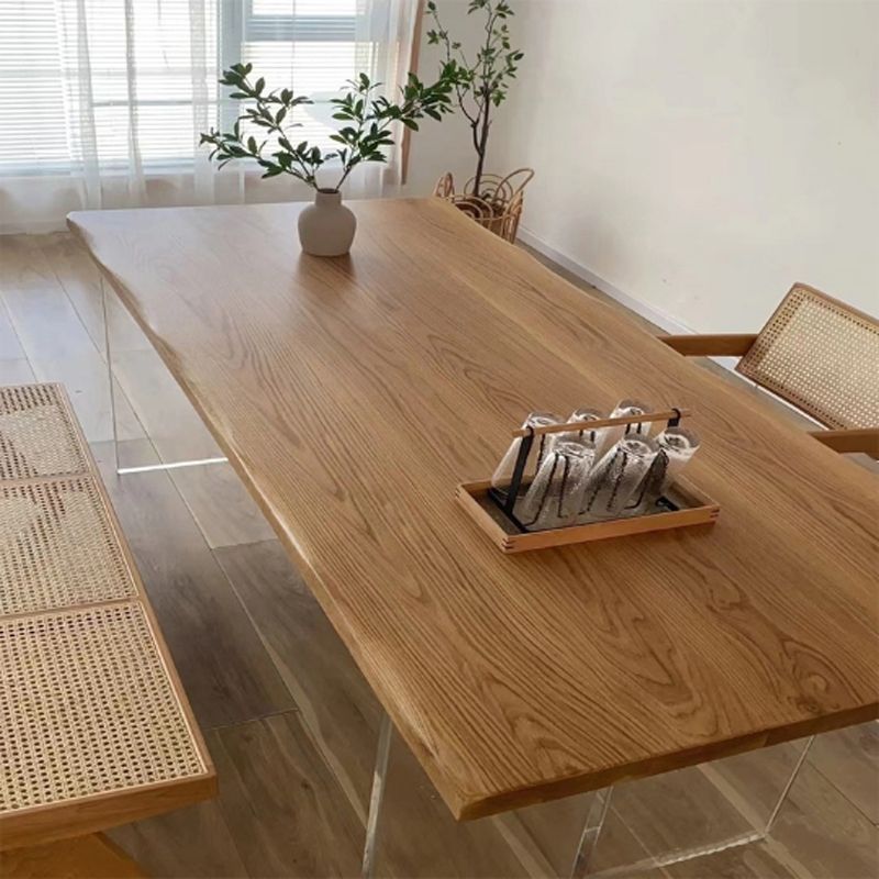 实木桌板实木板桌面板桌老榆木原木松木吧台整张自然边飘窗速卖通