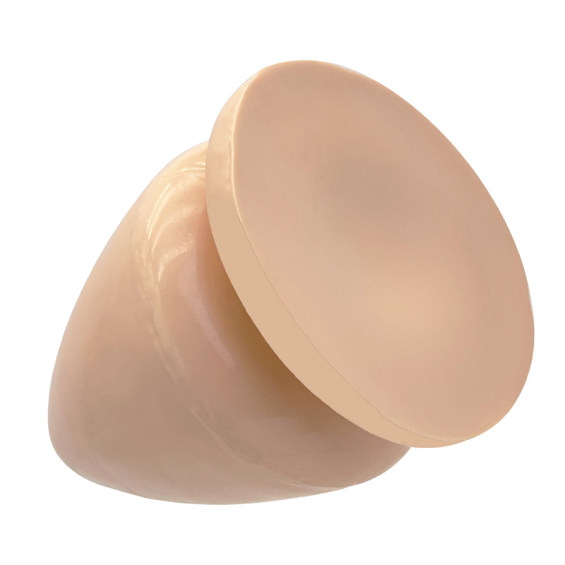 Giant Extra Large Anal Plug Thick PVC Unisex Expander, Skin Tone — detail image 2