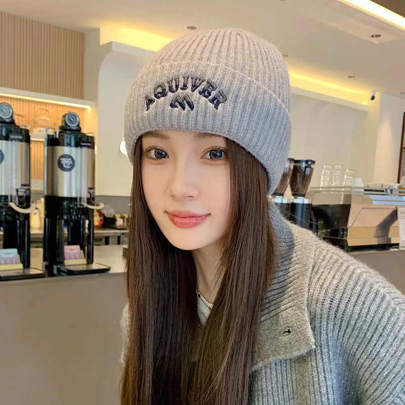 Cadeau de Nouvel An Petit Chaperon Rouge Unisexe Bonnet en Laine Tricoté Chaud pour la Chaleur de l'Automne et de l'Hiver_voghion.com