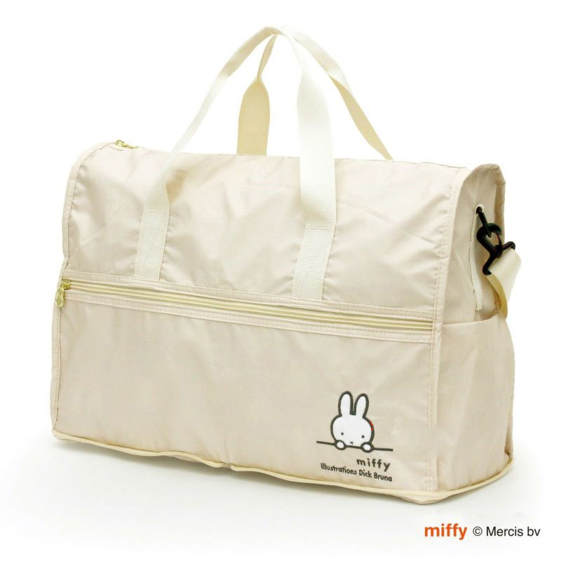 日本 miffy米菲旅行包卡通可爱折叠衣物收纳行李袋大容量便携包包