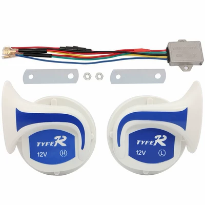 Modified snail Horn 12v treble universal 300DB whistle waterproof car electric horn snailhorn motorcycle