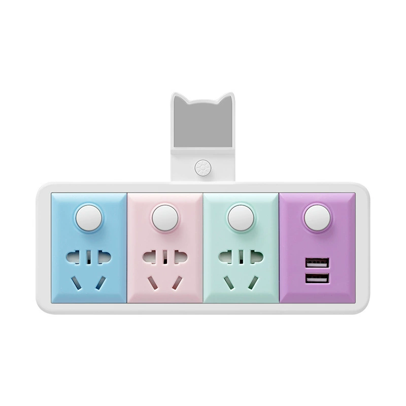 [Free Shipping] Socket Converter Multi-hole Wireless Power Strip Connector with USB Multifunctional Socket Plug