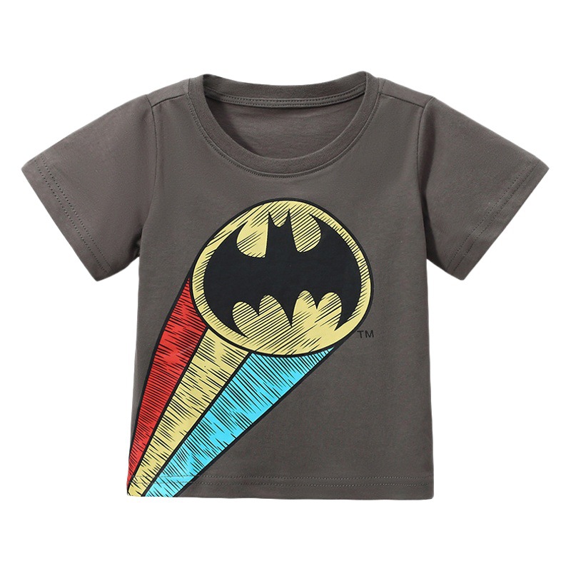 JOJO BEBE marca europea y americana ropa para niños verano nuevos niños camiseta algodón de dibujos animados cuello redondo manga corta Camiseta para niños
