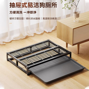 Medium and Large Dog Toilet Anti-Stepping Drawer Type Pet with Leakage Net Potty Urinal