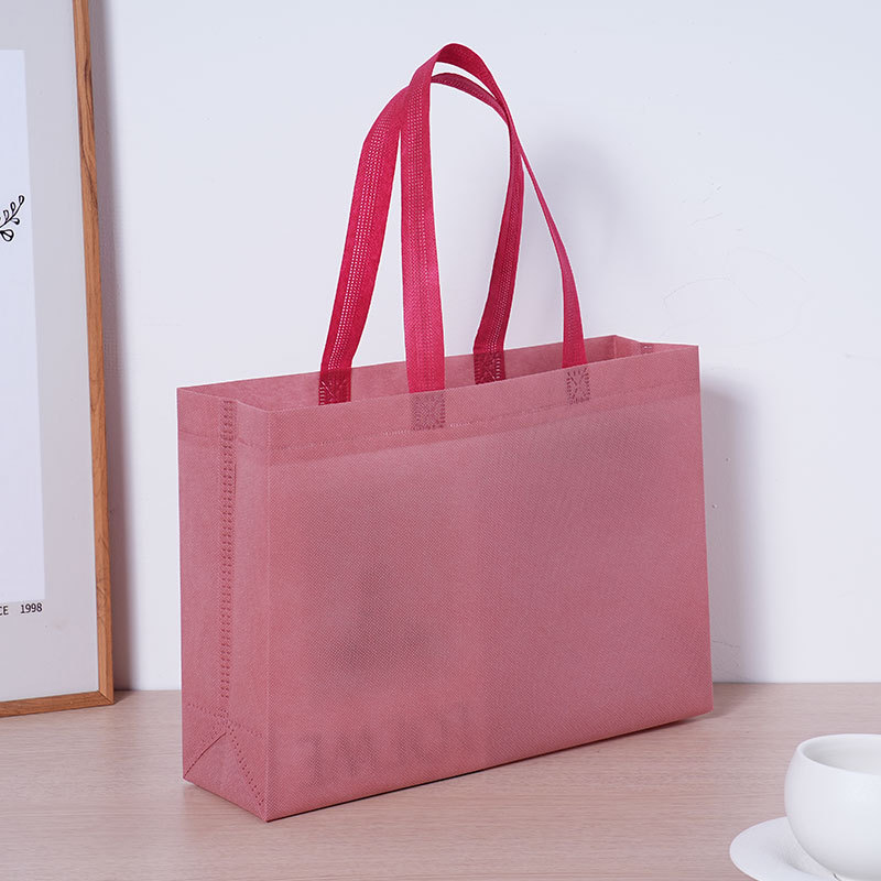 Bolsas de tela no tejida ecológicas personalizadas impresión de logotipo tienda de ropa bolsa de compras bolsa de ropa bolsa de mano bolsa de publicidad image 7