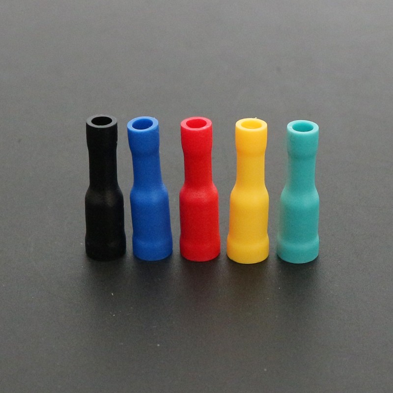 PVC子弹头型公母连接线端子MPD、FRD系列插簧黄铜镀锡对插连接