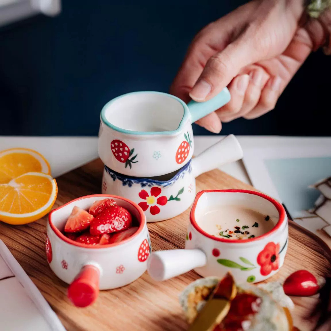 Ceramic small saucer coffee with milk seasoning dish seasoning sauce…