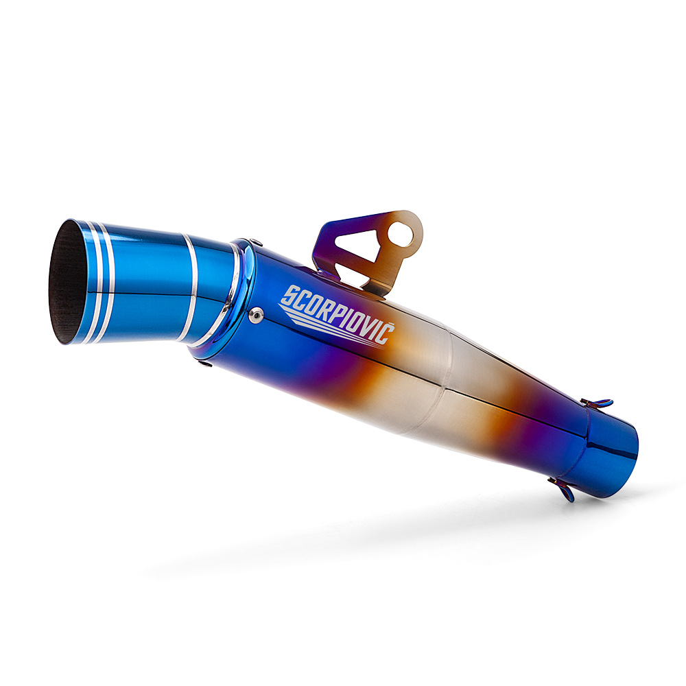 Motorcycle Modified Gp76 Tail Section Universal Exhaust Pipe 450Sr 800Nk Ninja400 Cbr400