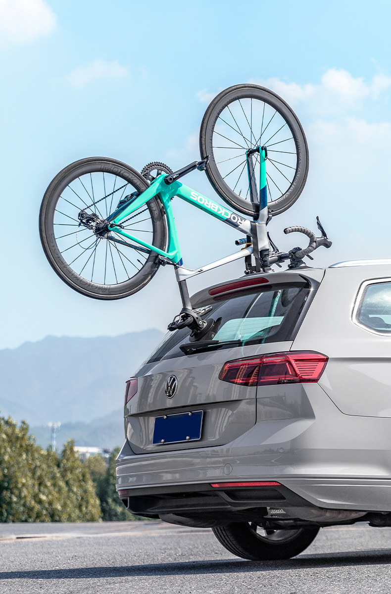 Suport de acoperiș cu ventuză Rock Brothers, suport inversat pentru cadru de bicicletă, pentru transportul mașinii, pentru bicicletă de munte și șosea_voghion.com