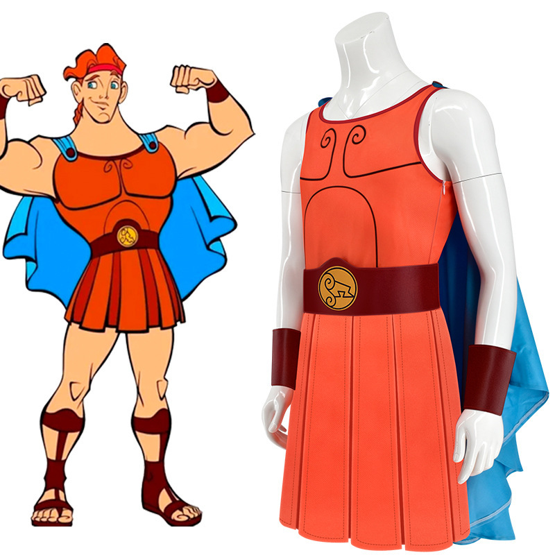 Halloween cos animated film Hercules cos Hercules cosplay Costume
