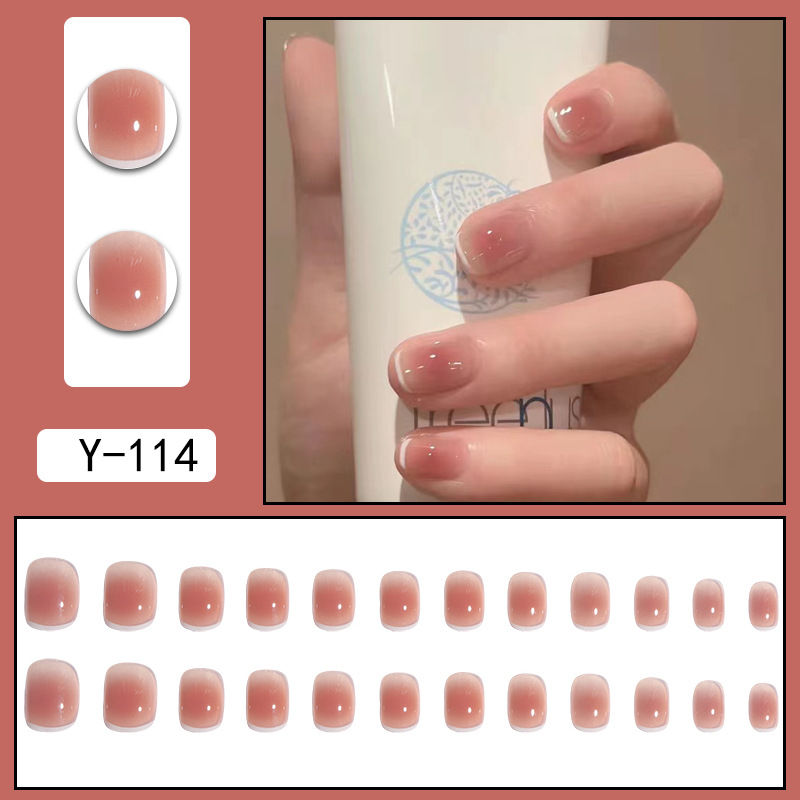 Simple Style Gradient Color Plastic Nail Patches 1 Set display picture 30