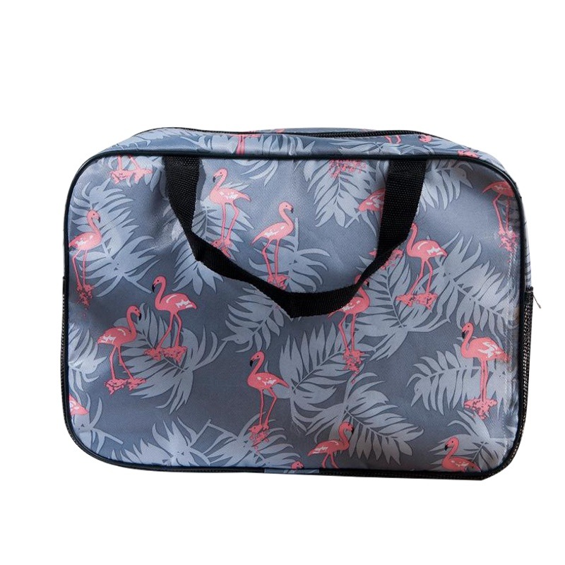 Nueva moda Flamingo bolsa de lavado neto inferior productos para el cuidado de la piel bolsa de lavado de gran capacidad impermeable Portátil Bolsa de almacenamiento portátil