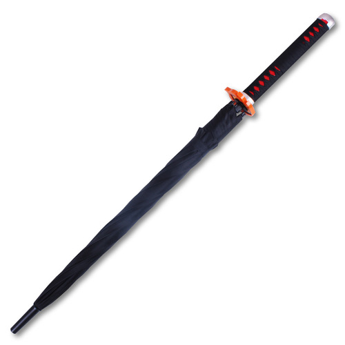 Anime umbrella long-handled umbrella sword umbrella anime Demon Slayer: Kimetsu no Yaiba sunny umbrella samurai personality creative umbrella parasol cos