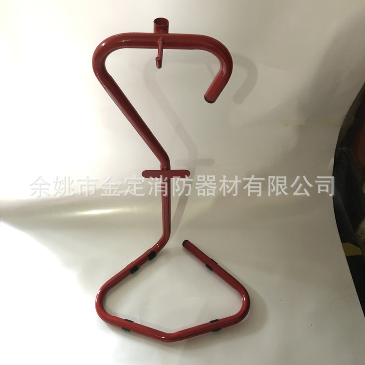 灭火器挂具 落地式灭火器支架 红色挂消防灭火器架
