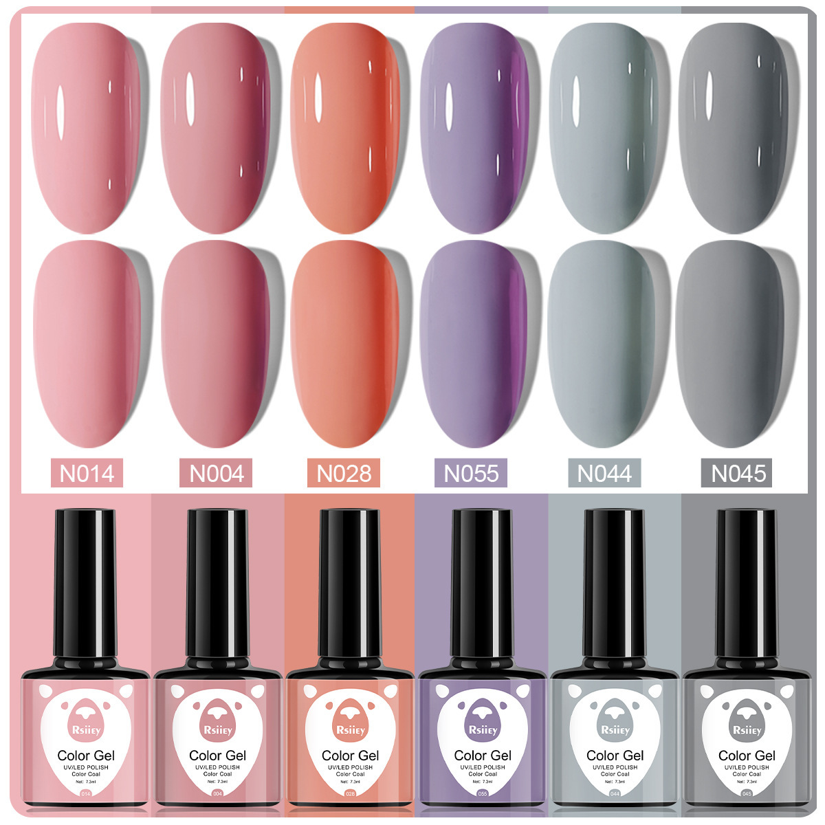 6 colores esmalte de uñas pegamento fototerapia embotellada color popular pintado brillante ojo de gato pegamento UV fototerapia pegamento esmalte de uñas traje de pegamento