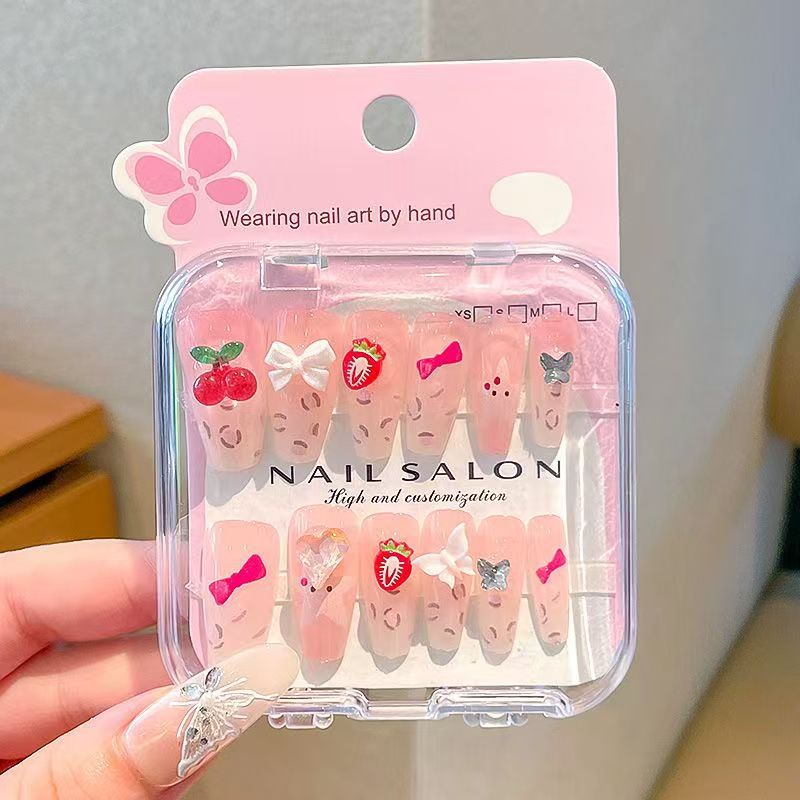 Caja de exhibición marco de fotos más taladro manicure suministro fuente de uñas DIY francés color delgado manicure falso salón al por mayor