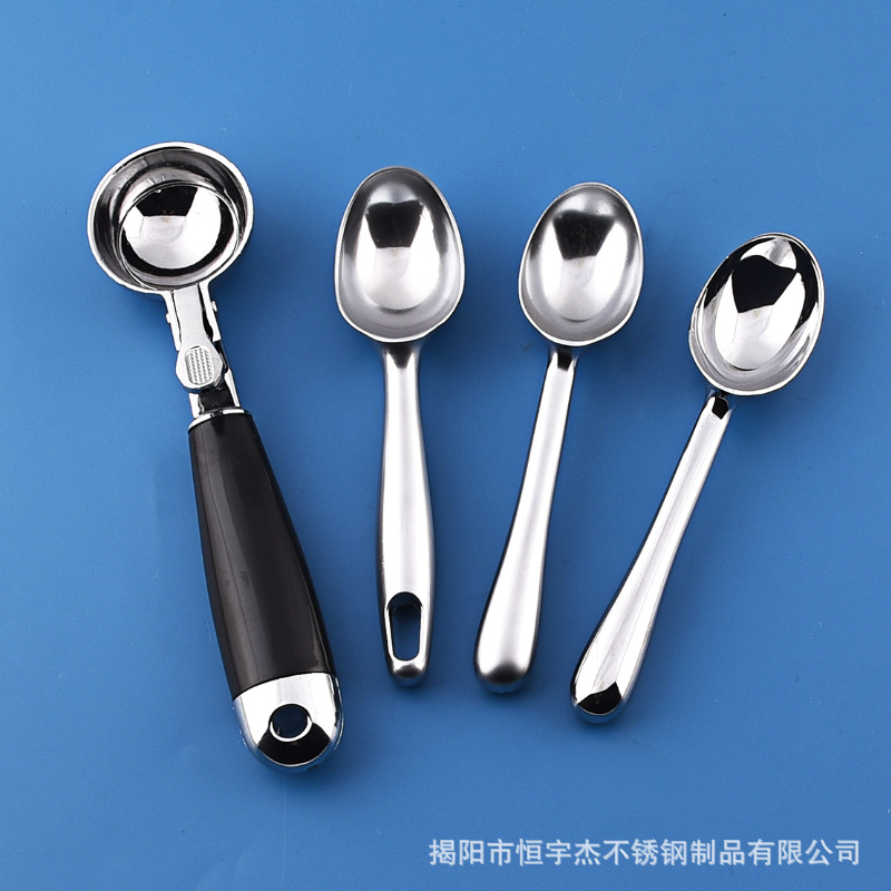 厂家批发雪糕勺冰淇淋挖球勺子锌合金冰激凌水果西瓜菠萝挖肉器