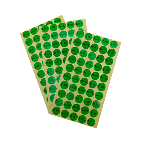Green RoHS Copper Paper Dry Glores Gas Green Oval Environmental…