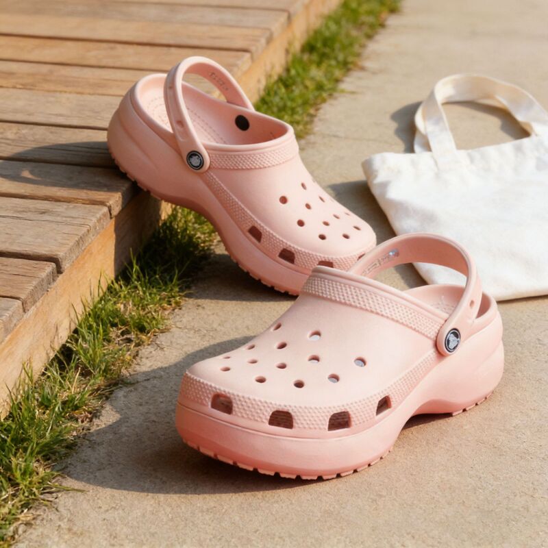 2026 Summer Thick-Soled Cloud-Colored Solid Color Height-Increasing Sandals Cloud-Style Clogs Original 4cm Height Increase