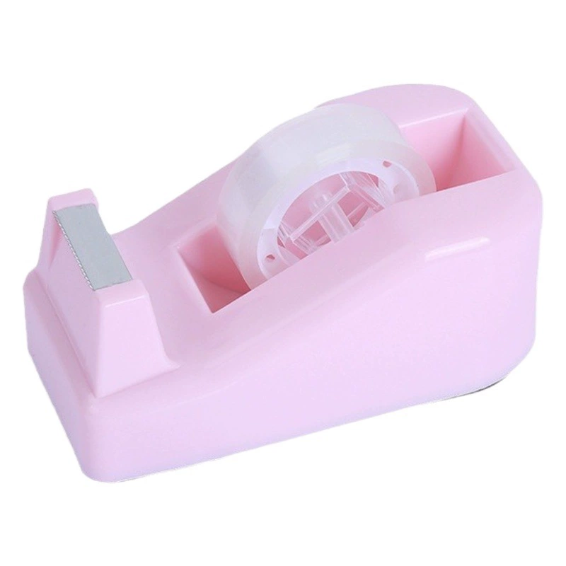 Мини-диспенсер для скотча в цвете макарон, портативный скотчница для студентов и офиса, канцелярские принадлежности