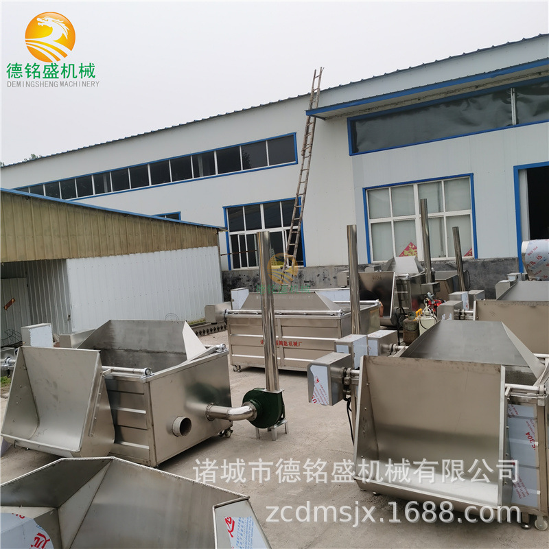 多台鸡翅鸭翅油炸锅发货  独立包装鸡爪油炸机 虎皮凤爪油炸设备