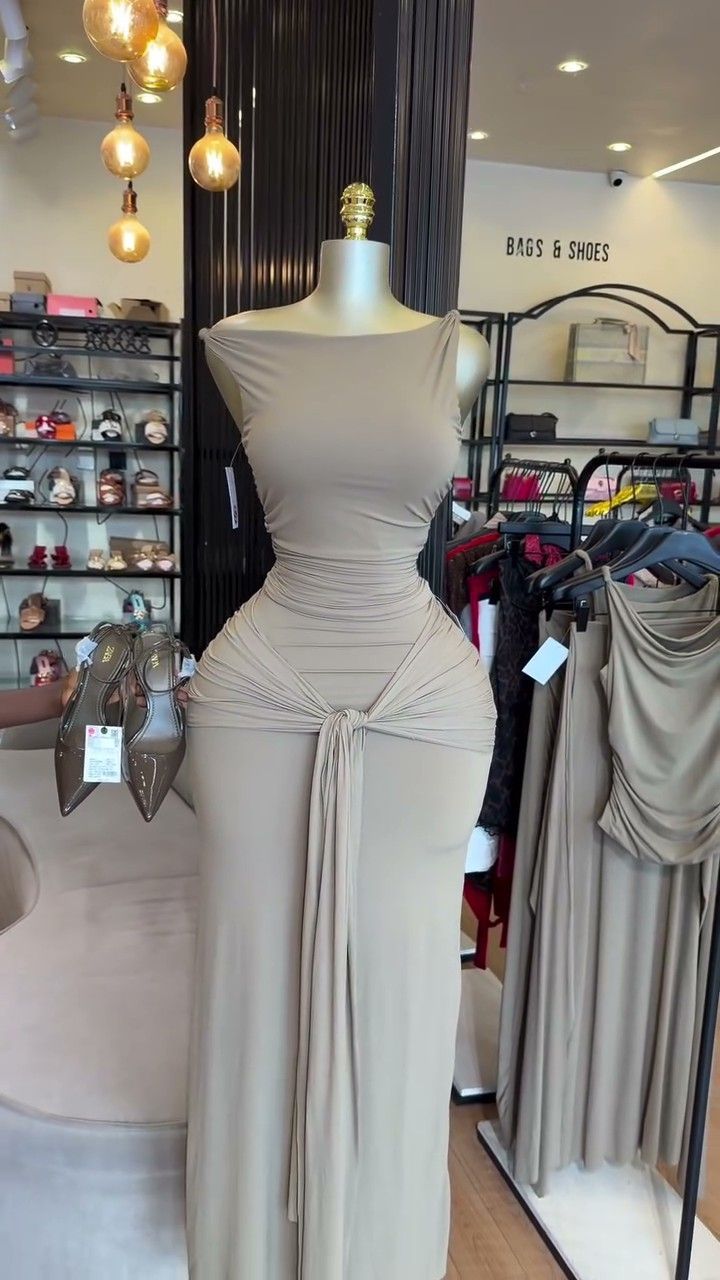 Women's Clothing Summer Style Women's Elegant Solid Color Sleeveless Top And Tie Up Slim Skirt Set Clothing_ecoleips.com