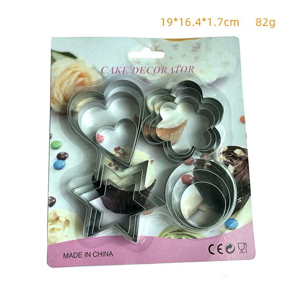 Star Heart Flower Circle--Four packs of suction cards