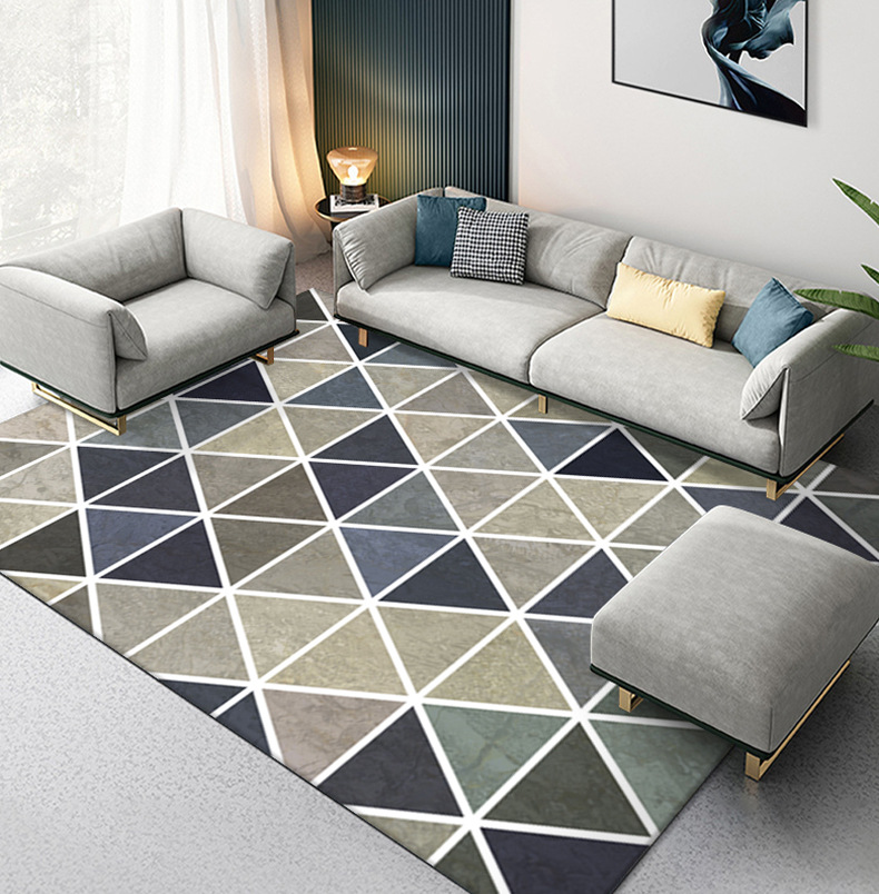 地毯,客厅地毯,卧室地毯,北欧地毯,抽象几何地毯