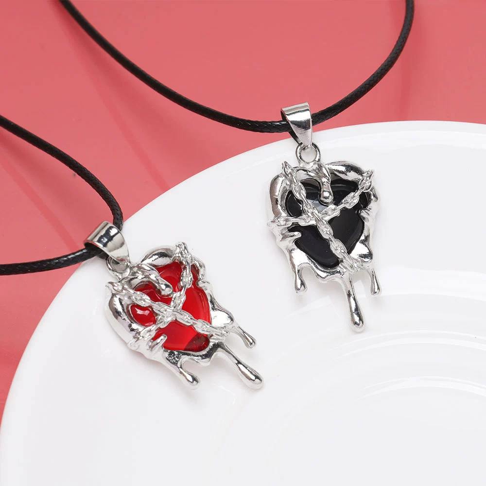 (Cross-border trading), accessory, pendant heart shaped, necklace, chain for key bag , European style