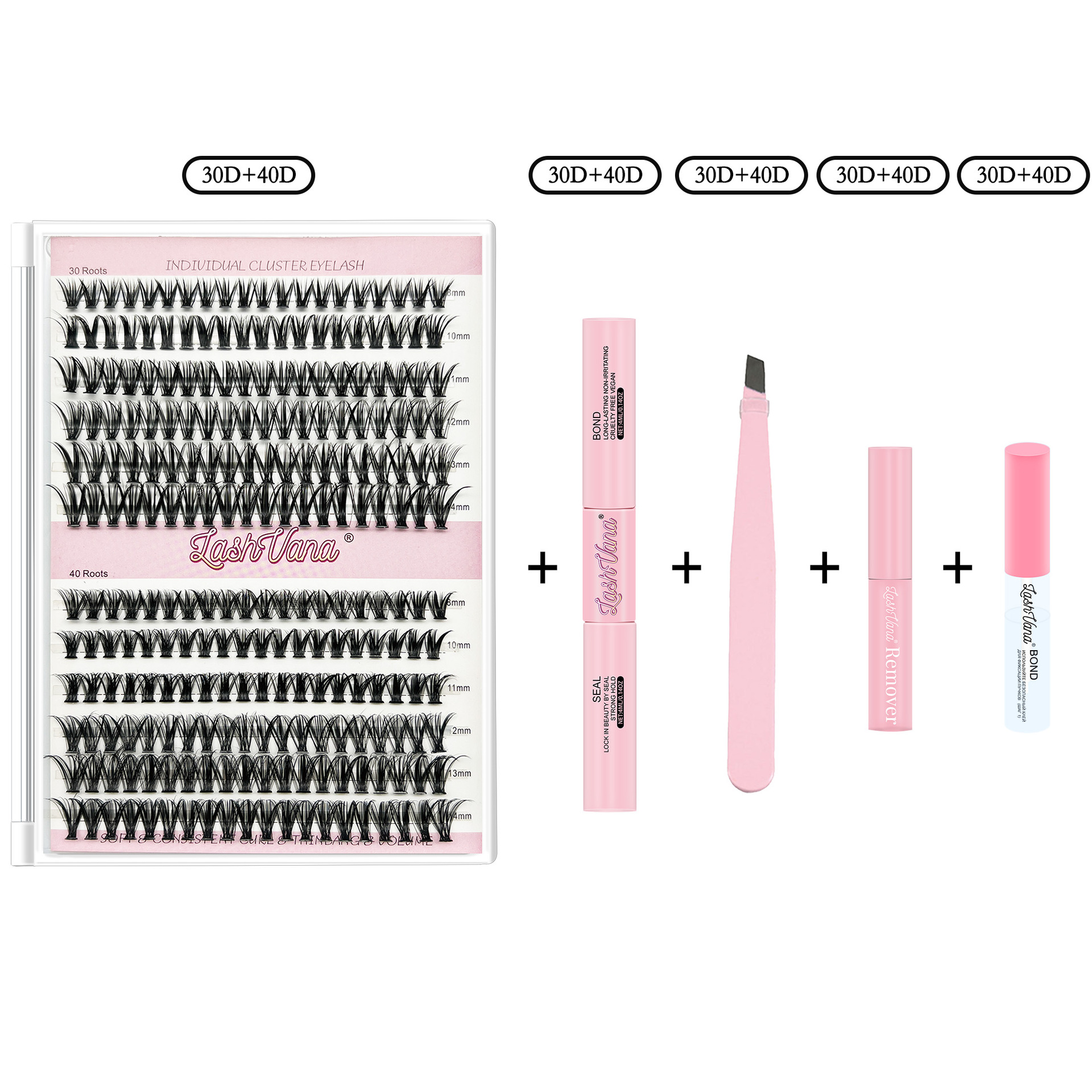 Kресницынакладные пучки Juego de pestañas postizas transfronterizas