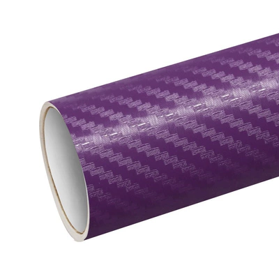 car interior and exterior decoration | Automotive Film - 15228-meters-3d-carbon-fiber-purple