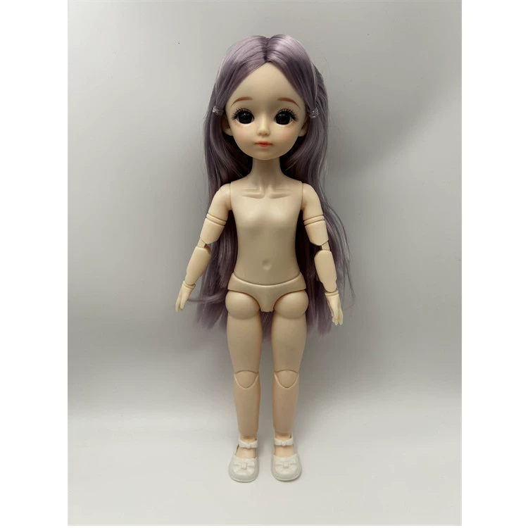 Snow Lily 30 см 6-Point BJD кукла с 20 суставами, настоящие глаза и макияж, варианты головы/тела