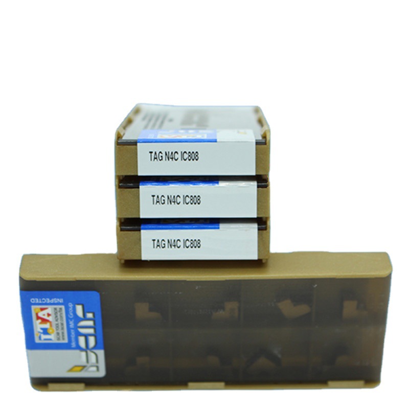 以色列伊斯卡切槽刀粒TAGN4C IC808双头切断刀片可订货