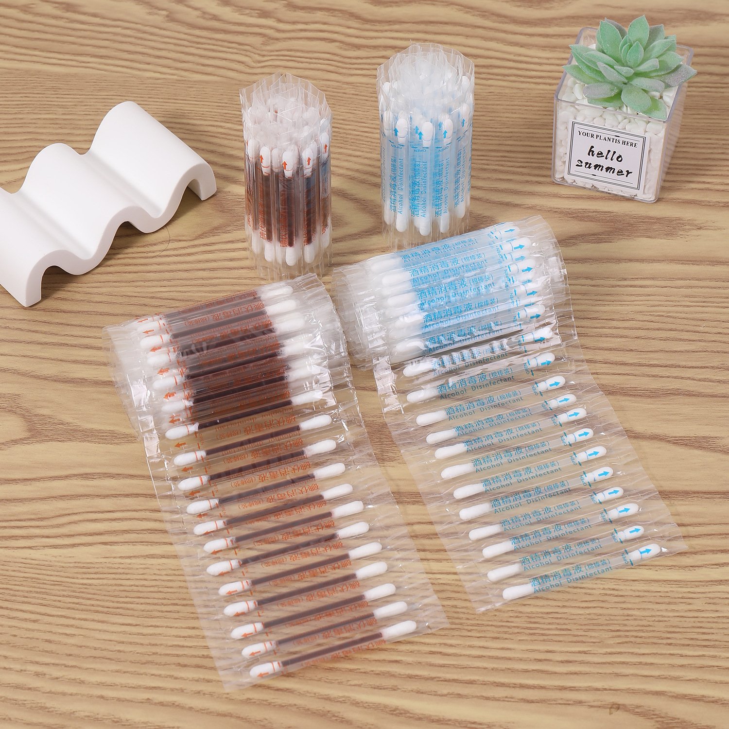 酒精棉签一次性棉棒独立装碘伏日用医用消毒棉签易携带伤口消毒