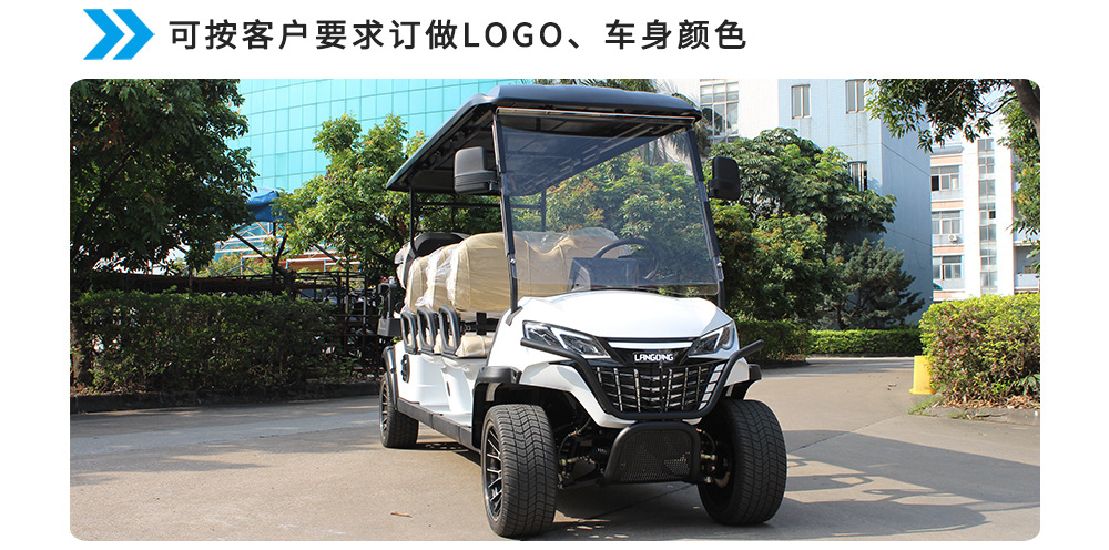 2-8 Seat Golf Carts for Export to Tourist Attractions, Property Parks, Hotel Shuttles, Sightseeing Vehicles, and Community Patrol Vehicles