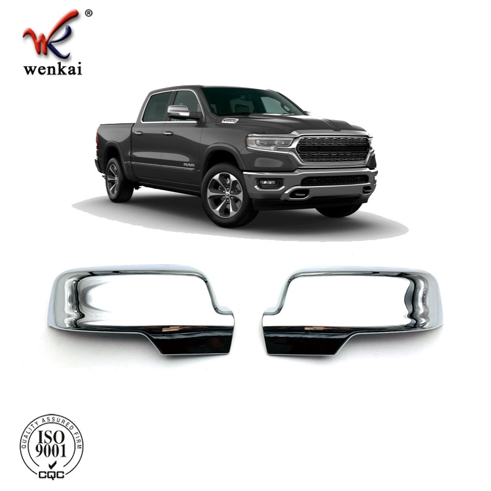 Подходит для Dodge Ram1500, модифицированное гальваническое защитное покрытие для зеркала заднего вида, зеркало заднего вида, декоративная яркая рамка с защитой от царапин
