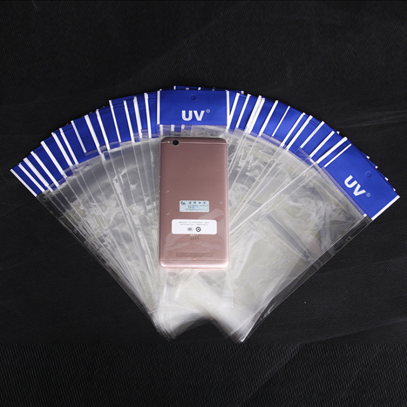 厂家生产OPP透明塑料不干胶自粘包装胶袋可印刷opp卡头袋加工工厂