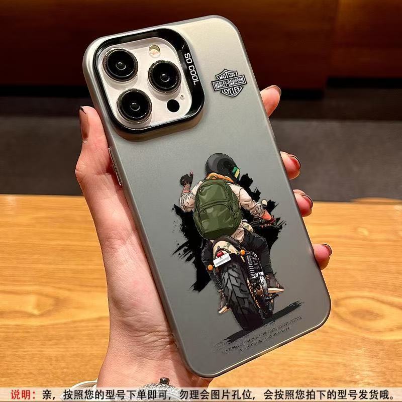 Nuevo chico motociclista para iPhone 16 funda para teléfono móvil Apple 15promax/14 /13pro12 Europa y América 11