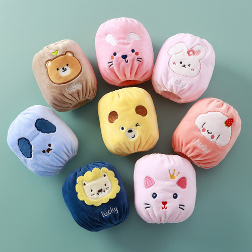 Bulk Cute Children's Sleeve Covers Baby Protection Sleeve Anti-Stain Warm Sleeve 0-6 Years Old Waterproof Cartoon Sleeve