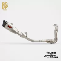 RS Triumph StreetTriple765R/RS RPTuning полноразмерная выхлопная труба из углеродного волокна из титанового сплава